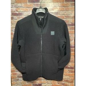 Under Armour UA Legacy Sherpa Full Zip Jacket Men’s MED Black 1357474